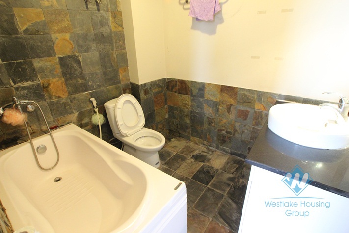 Beautiful lake view apartment for rent in Yen Phu village, Hanoi